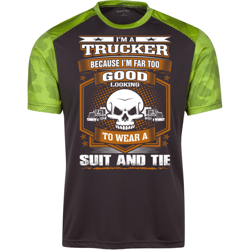 Trucker Far Too Good Looking Wear Suit Tie